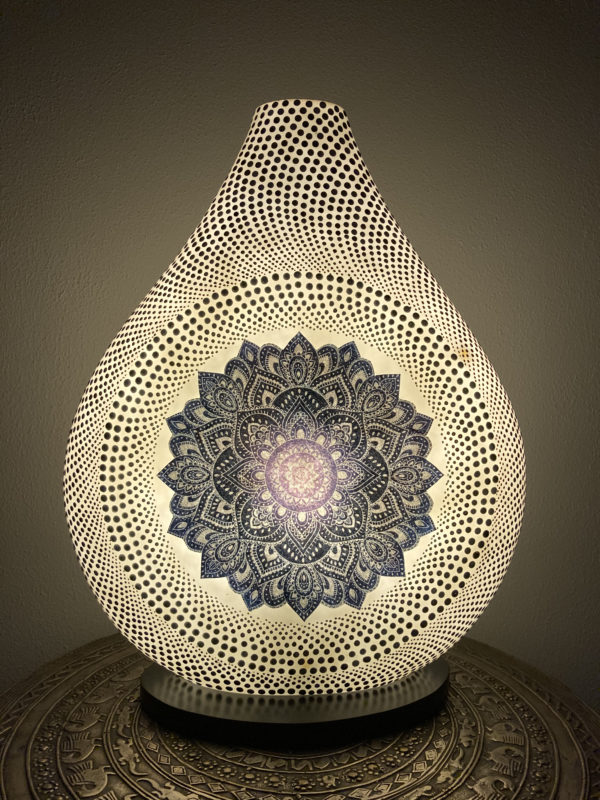 45 CM LAMPE MANDALA