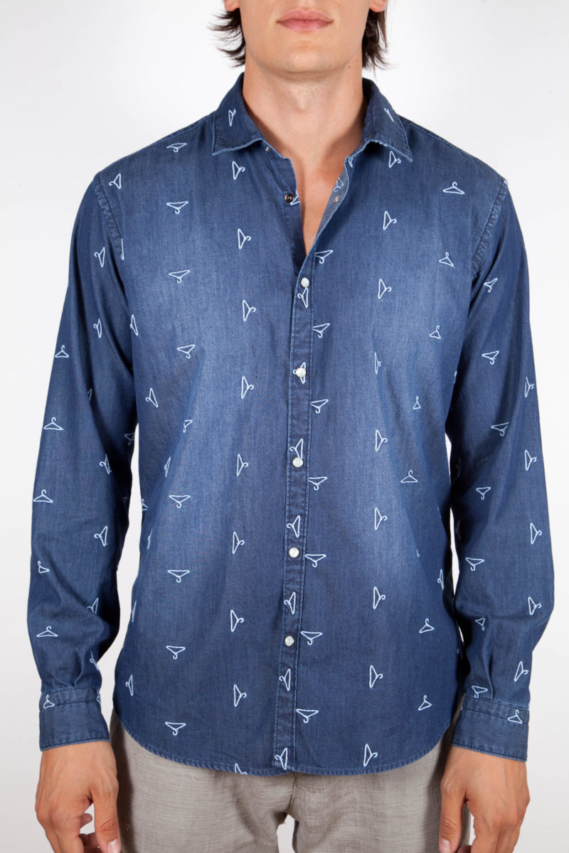 Poggianti 1958 - chemise pour homme- fashion homme - Lainé style