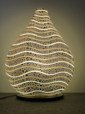 45 CM LAMPE STRIPES