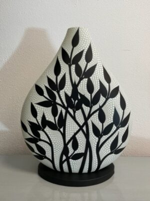 Alternative view of 45 CM LAMPE BLACK LEAF