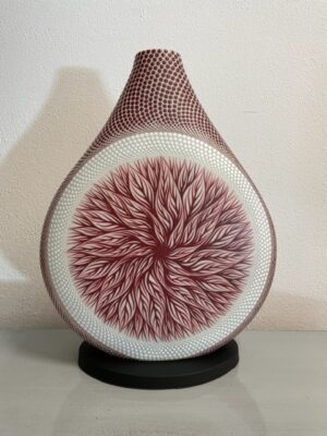 Alternative view of 45 CM LAMPE AKAR ROUGE